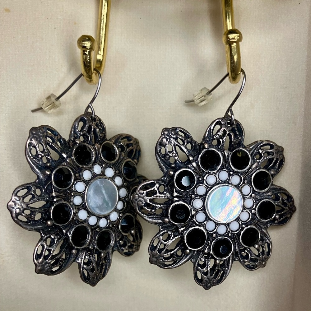 Large metal snowflakes